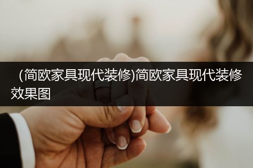 （简欧家具现代装修)简欧家具现代装修效果图