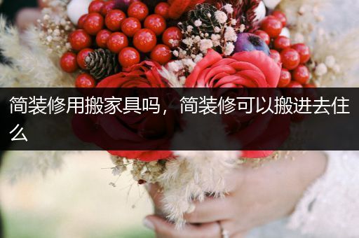 简装修用搬家具吗，简装修可以搬进去住么