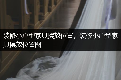 装修小户型家具摆放位置，装修小户型家具摆放位置图